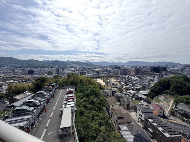 【展望】 | BELISTA矢賀 | 前面棟が無いので遠くまで見渡すことができます。