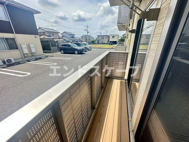 メゾン・ド・ジュリアン　Ｂのバルコニー|高崎、前橋のお部屋探しはエンドスケープまで！お客様の理想お聞かせ下さい♪