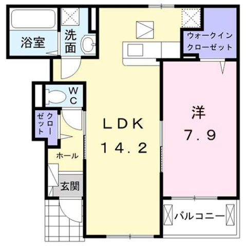コパン　Ａの間取り