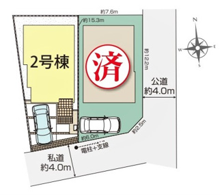 【区画図】 | 西東京市中町1丁目　全2棟　2号棟 | 西東京市中町1丁目　全2棟　2号棟