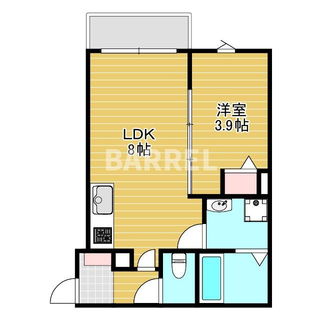 kit石橋阪大前の間取り
