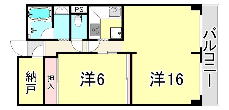 夙川グリーンタウン の間取り