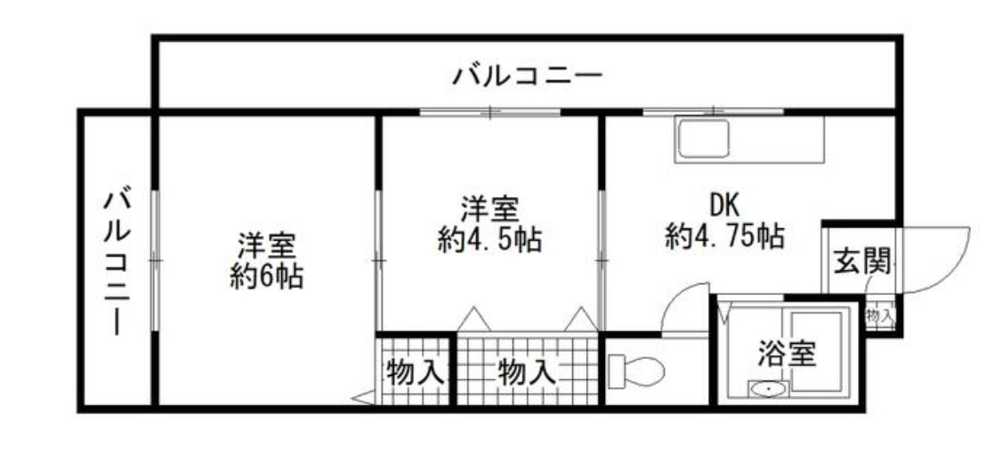 メゾン御影ＷＥＳＴの間取り