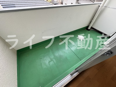 ヴィラ西村のバルコニー