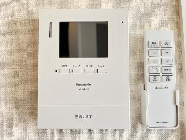 メゾン　ベルフルールのセキュリティ|カメラ付インターホン