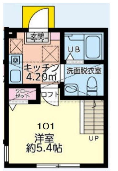 【間取り】 | ミ・カーサ横浜立場