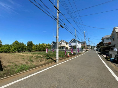 【前面道路含む現地写真】 | 玉川上水緑道至近！幸町5丁目売地
