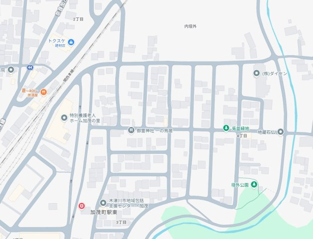 ★木津川市加茂町駅東　第2期　新築一戸建ての地図