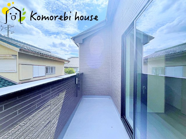 上尾市南　545番　新築一戸建て　ハートフルタウン　Aのバルコニー|26.5.7　撮影済み