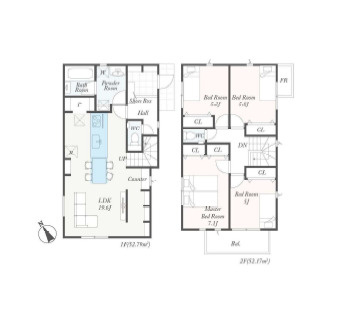 秦野市三屋第1　新築戸建　全2棟2号棟