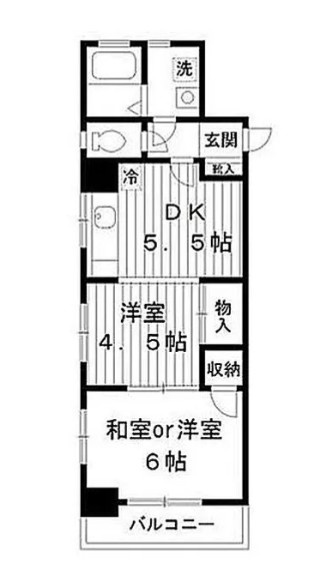 豊玉屋ビルの間取り