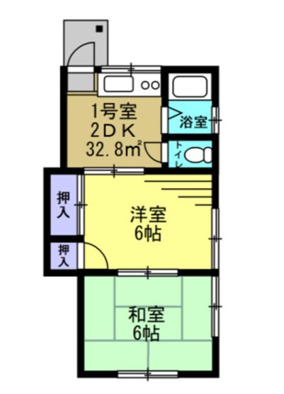【間取り】 | 平野ハイムⅠ