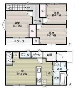 オランジュベールの間取り