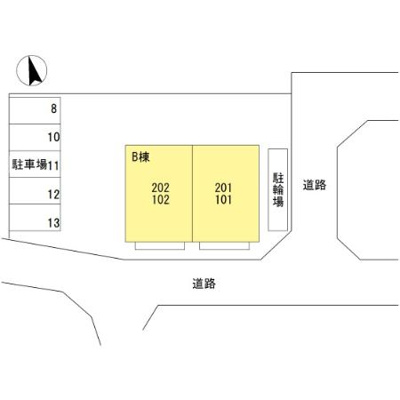 【区画図】 | グランルミエール　Ｂ棟