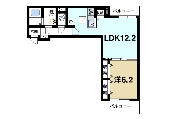 ラヴィエールⅡの間取り