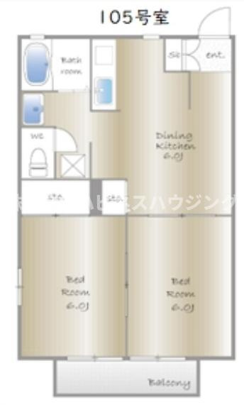 ルミエールEAST C棟の間取り