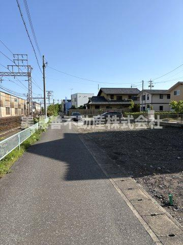 ６６９０５　岐阜市宮北町土地の前面道路含む現地写真