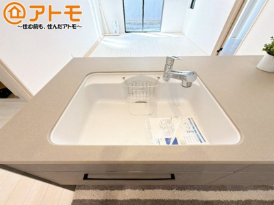 【設備】 | 沼津市大岡5期　新築一戸建て　全1棟 | 広いシンクは使い勝手良好です♪
