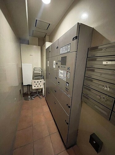 ルネサンス南柏駅前の設備|宅配ボックス　※2026年3月撮影の写真