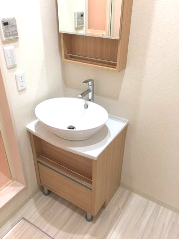 フジパレス三津屋Ⅴ番館の独立洗面台