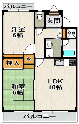 アメニティマンションⅢの間取り