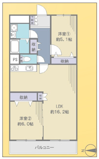 【間取り】 | ハイラーク浦和