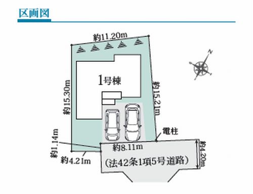 【仲介手数料０円】大磯町国府本郷18期　新築一戸建ての区画図|大磯町国府本郷18期　新築一戸建て