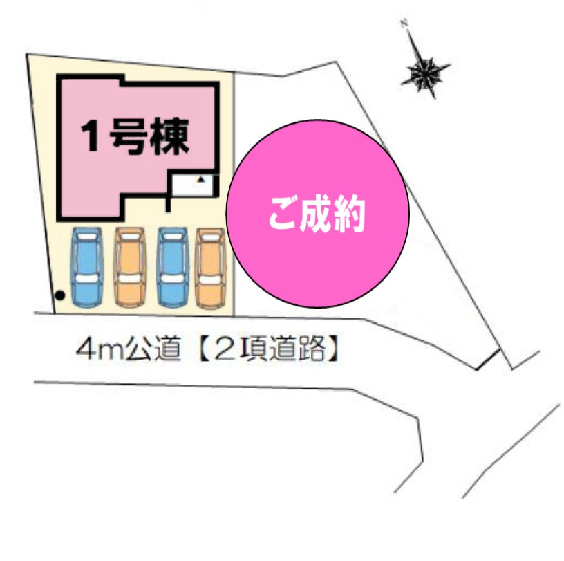 【新築戸建】第2高崎市倉賀野町　の区画図|■区画図