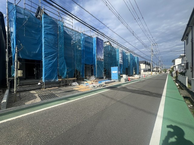 日野市落川9期の前面道路含む現地写真