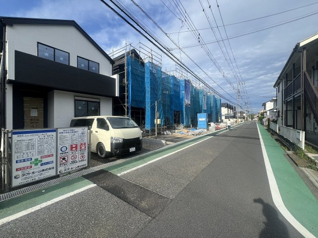日野市落川9期の前面道路含む現地写真