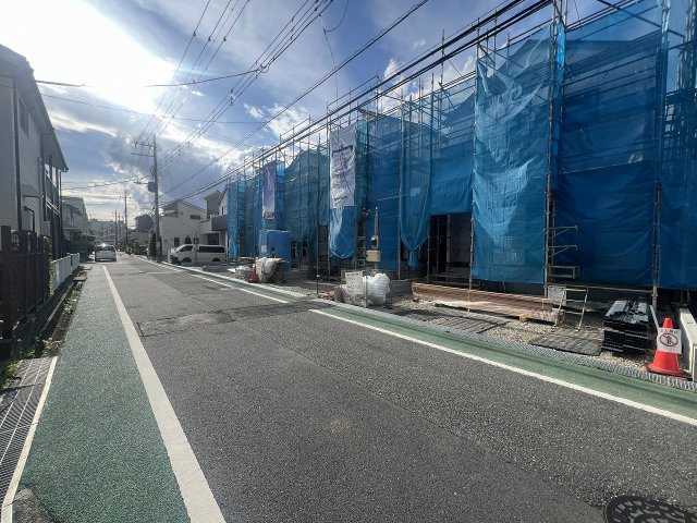 日野市落川9期の前面道路含む現地写真