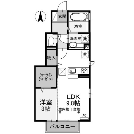 【間取り】 | ラ・ステラ宮前町　Ⅱ