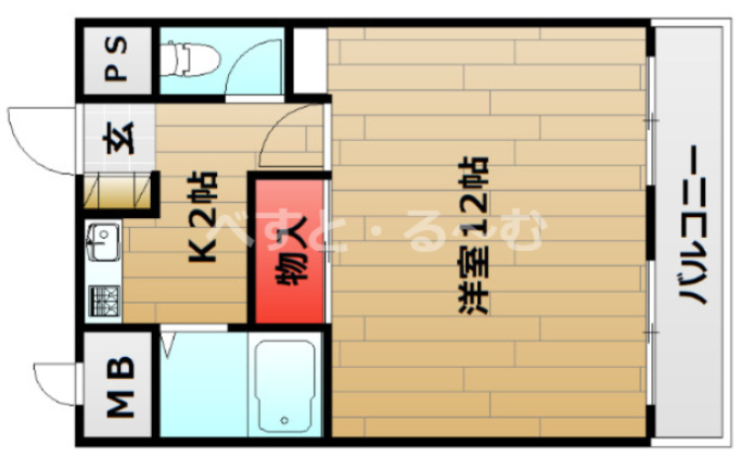 クローバーズマンションの間取り