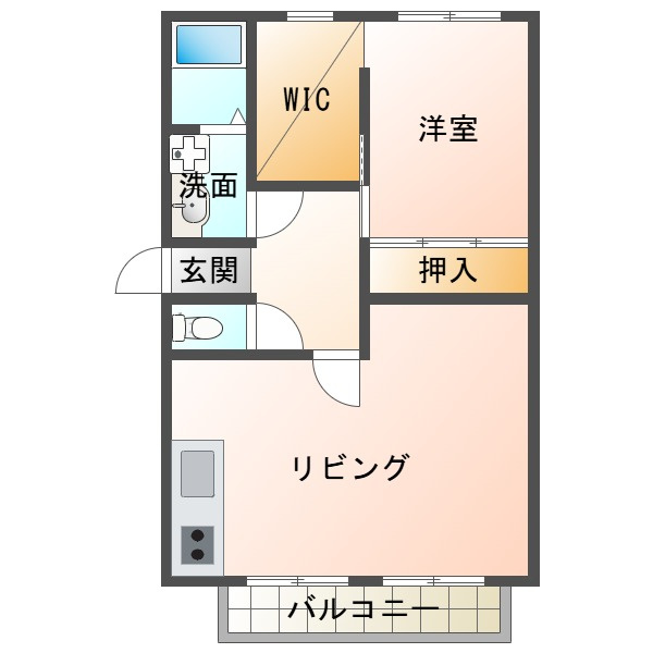 エード白川の間取り