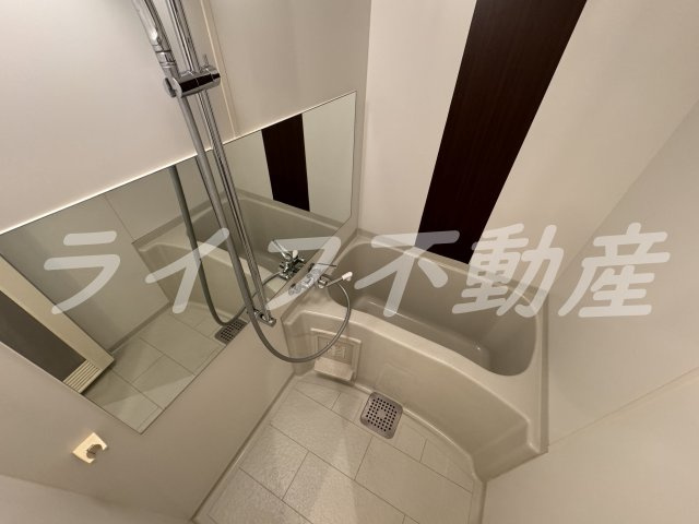 エイチ・ツー・オー新町Ⅱの浴室|ゆったり過ごせるお風呂です