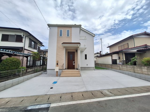 ハートフルタウン 高崎市筑縄町新築の外観|現地撮影