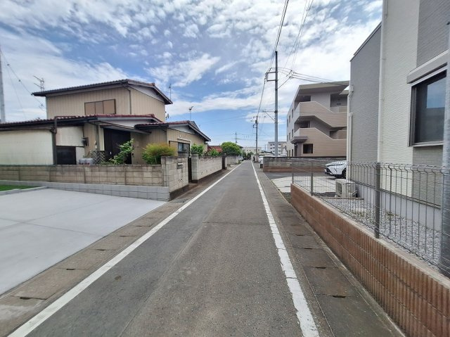 ハートフルタウン 高崎市筑縄町新築の前面道路含む現地写真|現地撮影
