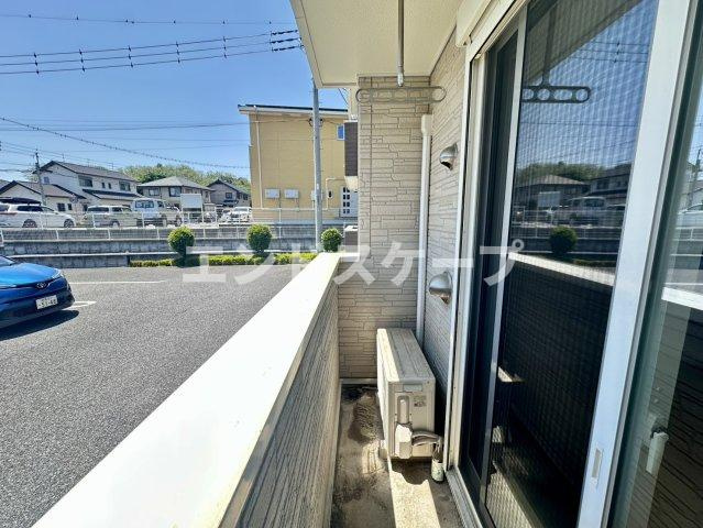 Ｒ’Ｓ－Ⅱ　Ｂのバルコニー|高崎、前橋のお部屋探しはエンドスケープまで！お客様の理想お聞かせ下さい♪