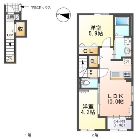 【間取り】 | Keleido　Terrace
