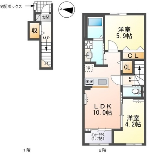 【間取り】 | Keleido　Terrace