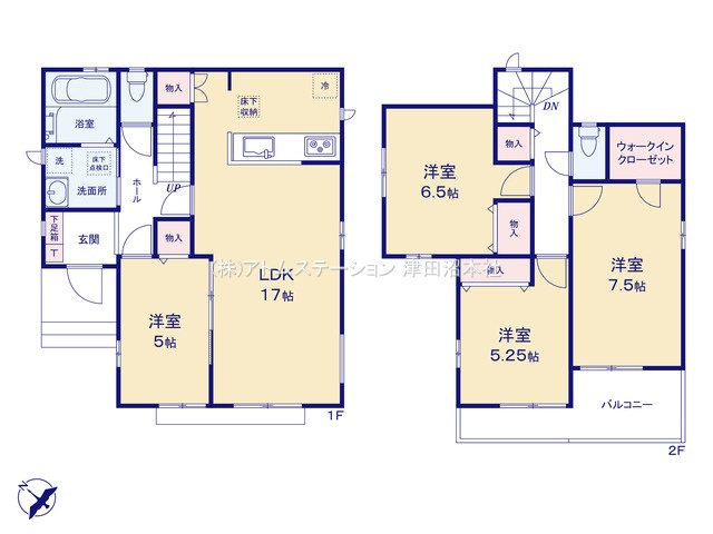 【間取り】 | アトムセレクト船橋市大穴北2丁目260番A号棟