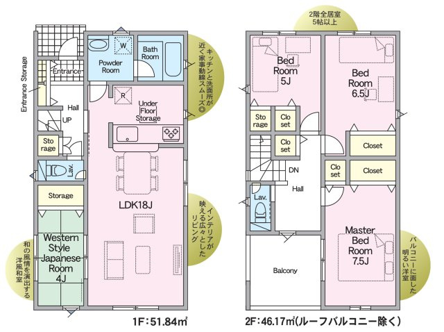 春日井市如意申町第2(全5棟)の間取り
