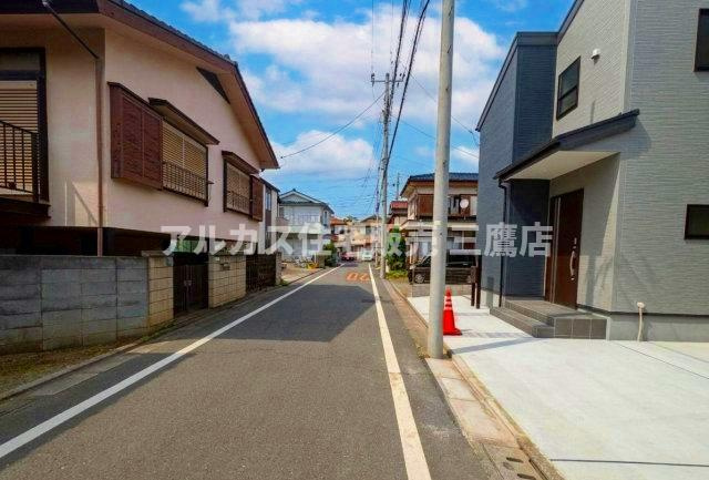 国分寺線 鷹の台駅 バス15分 新築戸建 国分寺市北町4丁目の前面道路含む現地写真