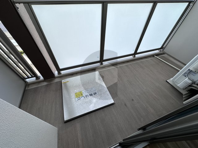 スタシオン俊徳道のバルコニー