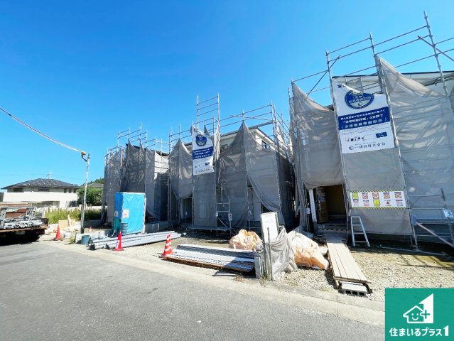 木津川市加茂町駅東　第2期　新築一戸建ての外観|現在建築中！落ち着いた街並みで新生活を始めることが出来そう！周辺の物件も併せてご紹介させて頂きます！