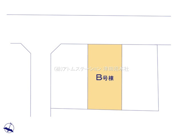 【区画図】 | アトムセレクト船橋市習志野台8丁目1905番B号棟