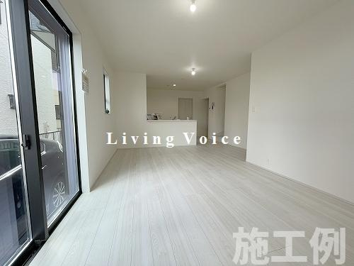 【居間・リビング】 | 【仲介手数料０円】座間市相武台2丁目　新築一戸建て | 座間市相武台2丁目　新築一戸建て