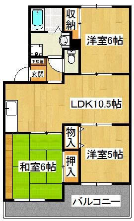 グランシャリオ船橋の間取り