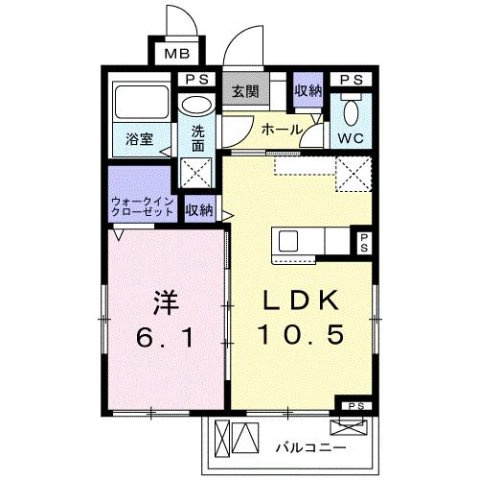 クロワールの間取り
