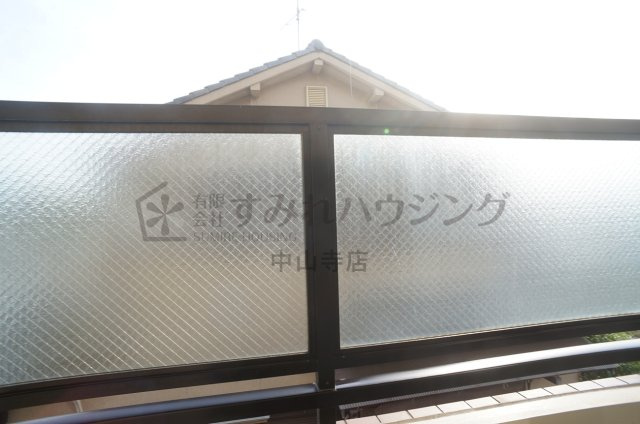 ヴィラ荻野のバルコニー